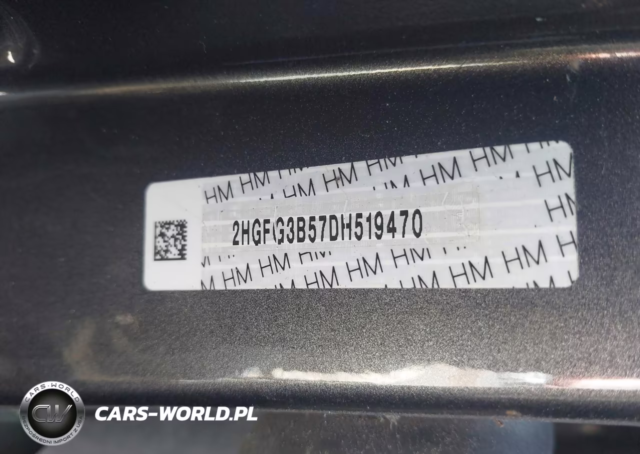 2013 Honda Civic Lx VIN:2HGFG3B57DH519470 - 9
