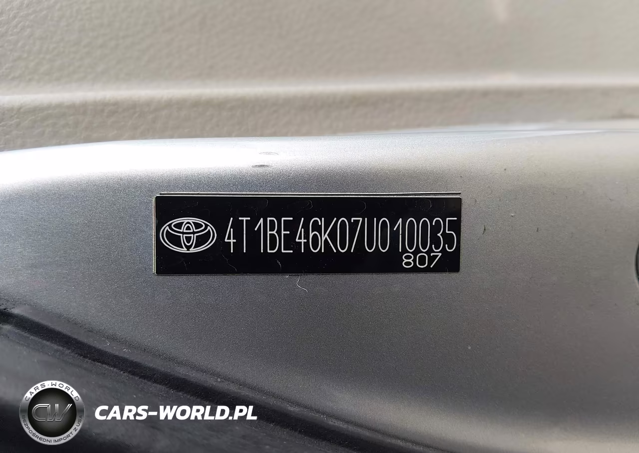 2007 Toyota Camry Se VIN:4T1BE46K07U010035 - 9