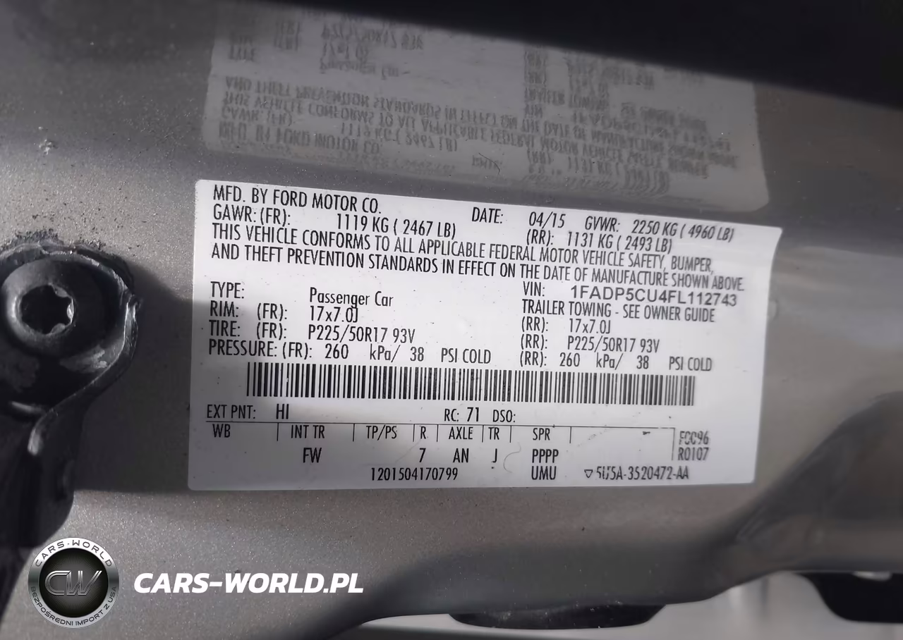 2015 Ford C-Max Energi Sel VIN:1FADP5CU4FL112743 - 9
