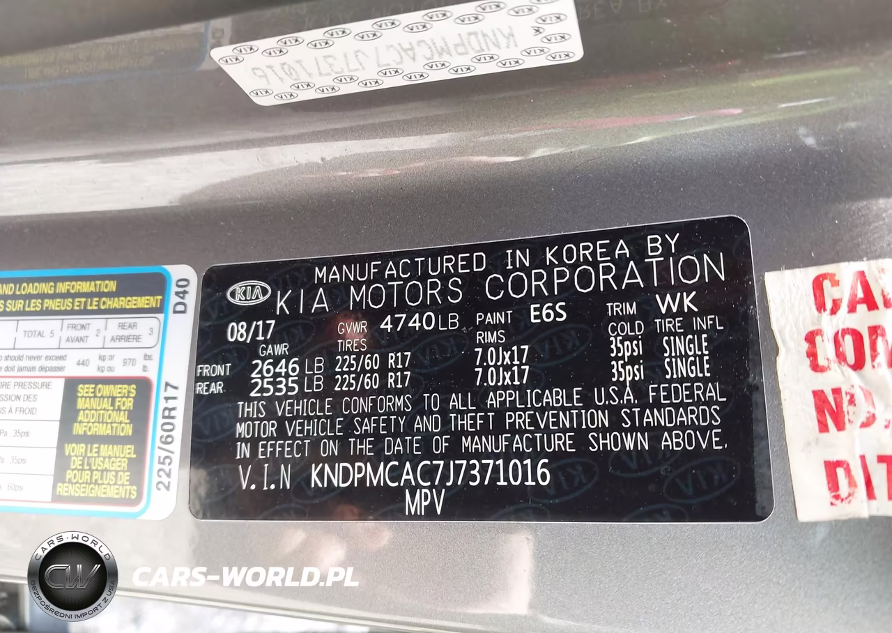 2018 Kia Sportage Lx VIN:KNDPMCAC7J7371016 - 9