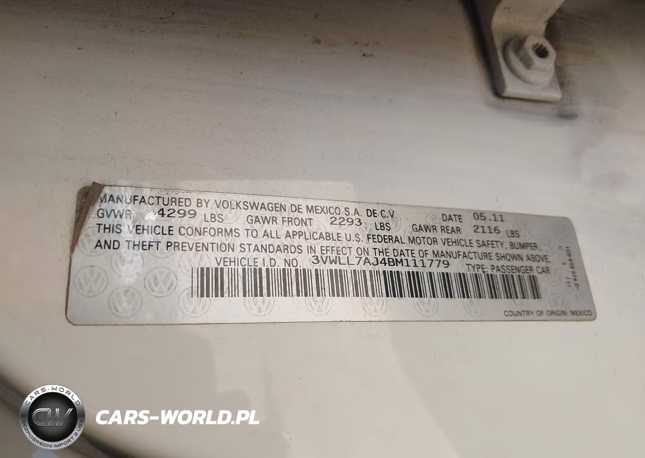 2011 Volkswagen Jetta 2.0L Tdi VIN:3VWLL7AJ4BM111779 - 9
