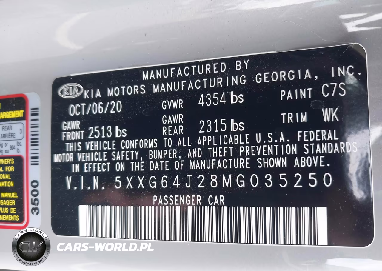 2021 Kia K5 Gt-Line VIN:5XXG64J28MG035250 - 9