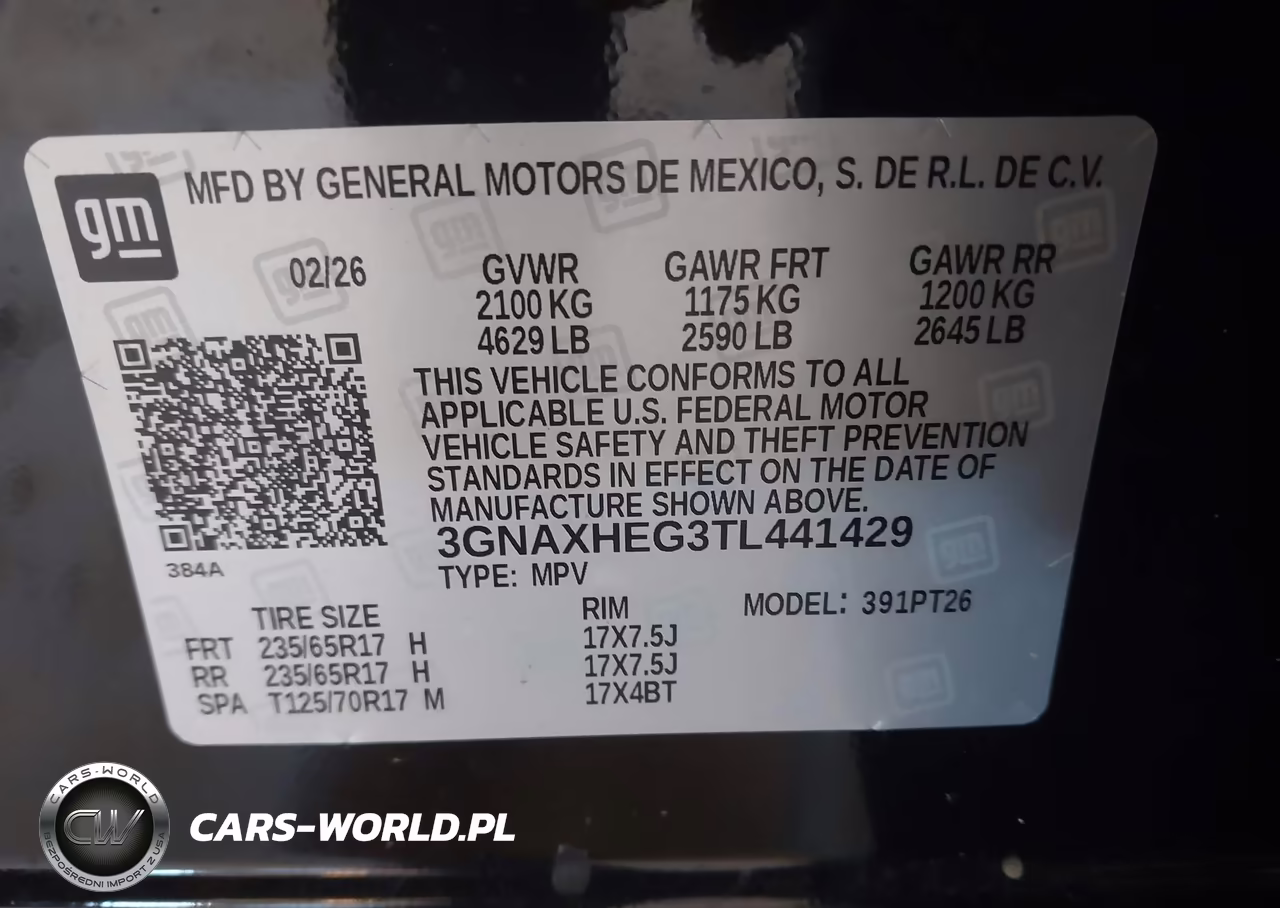 2026 Chevrolet Equinox Fwd Lt VIN:3GNAXHEG3TL441429 - 9