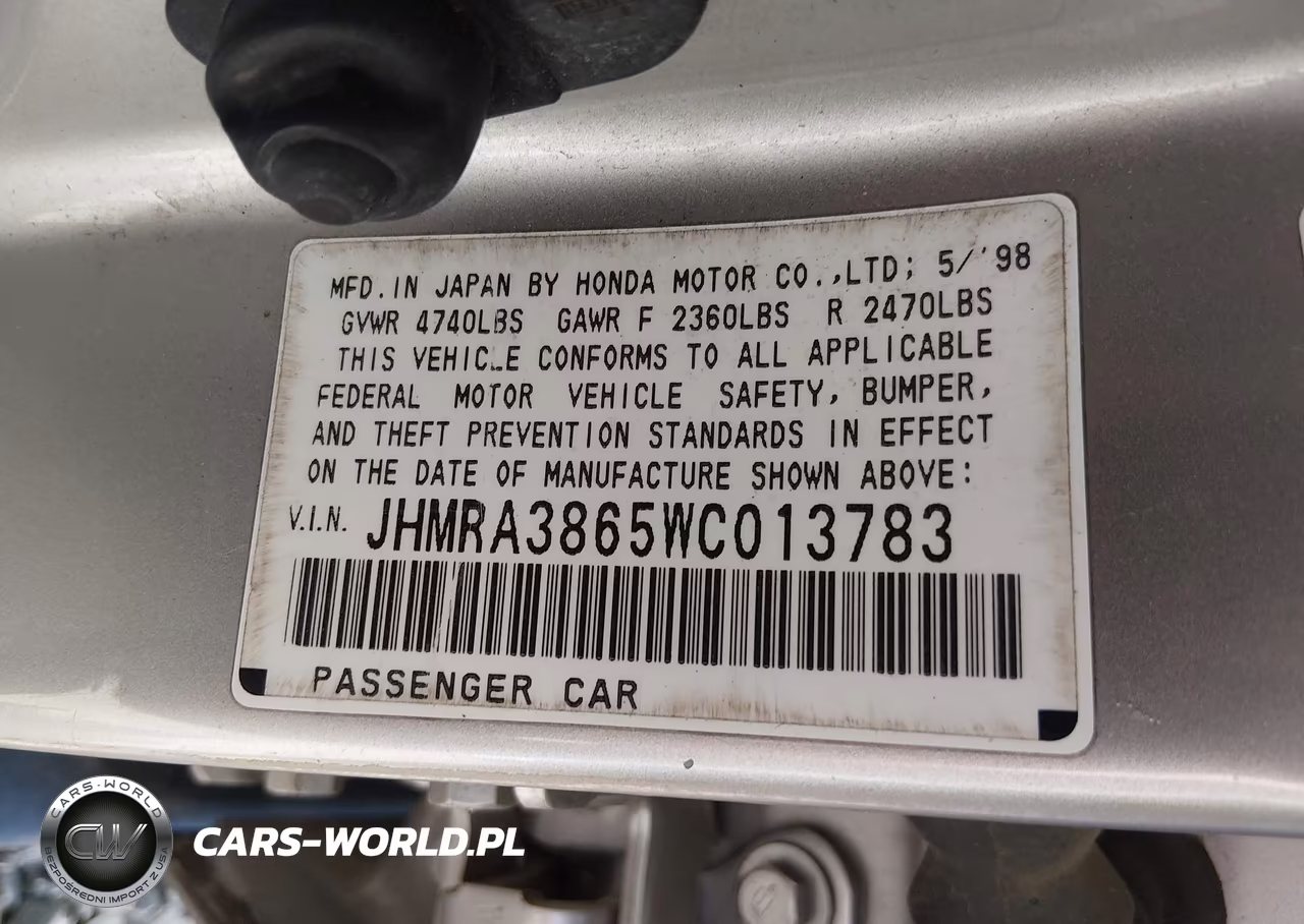 1998 Honda Odyssey Ex-Lx VIN:JHMRA3865WC013783 - 9