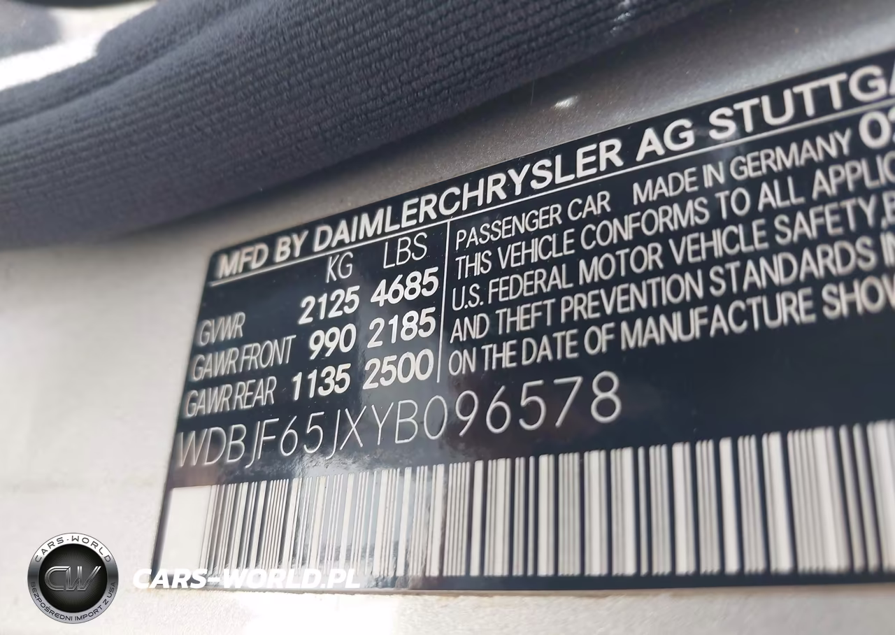 2000 Mercedes-Benz E 320 VIN:WDBJF65JXYB096578 - 9