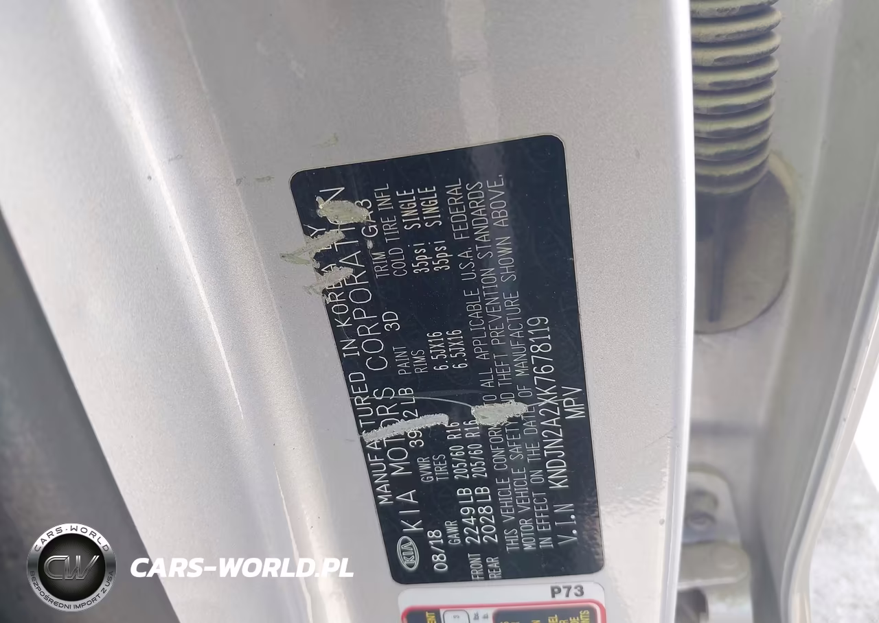 2019 Kia Soul VIN:KNDJN2A2XK7678119 - 9
