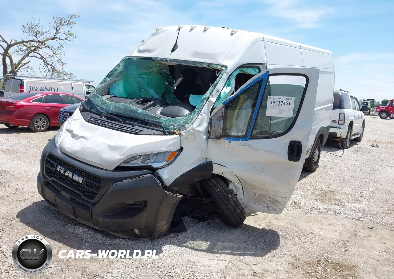 2024 Ram Promaster 2500 Tradesman High Roof 159 Wb W-Pass Seat VIN:3C6LRVDG2RE122507 - 2