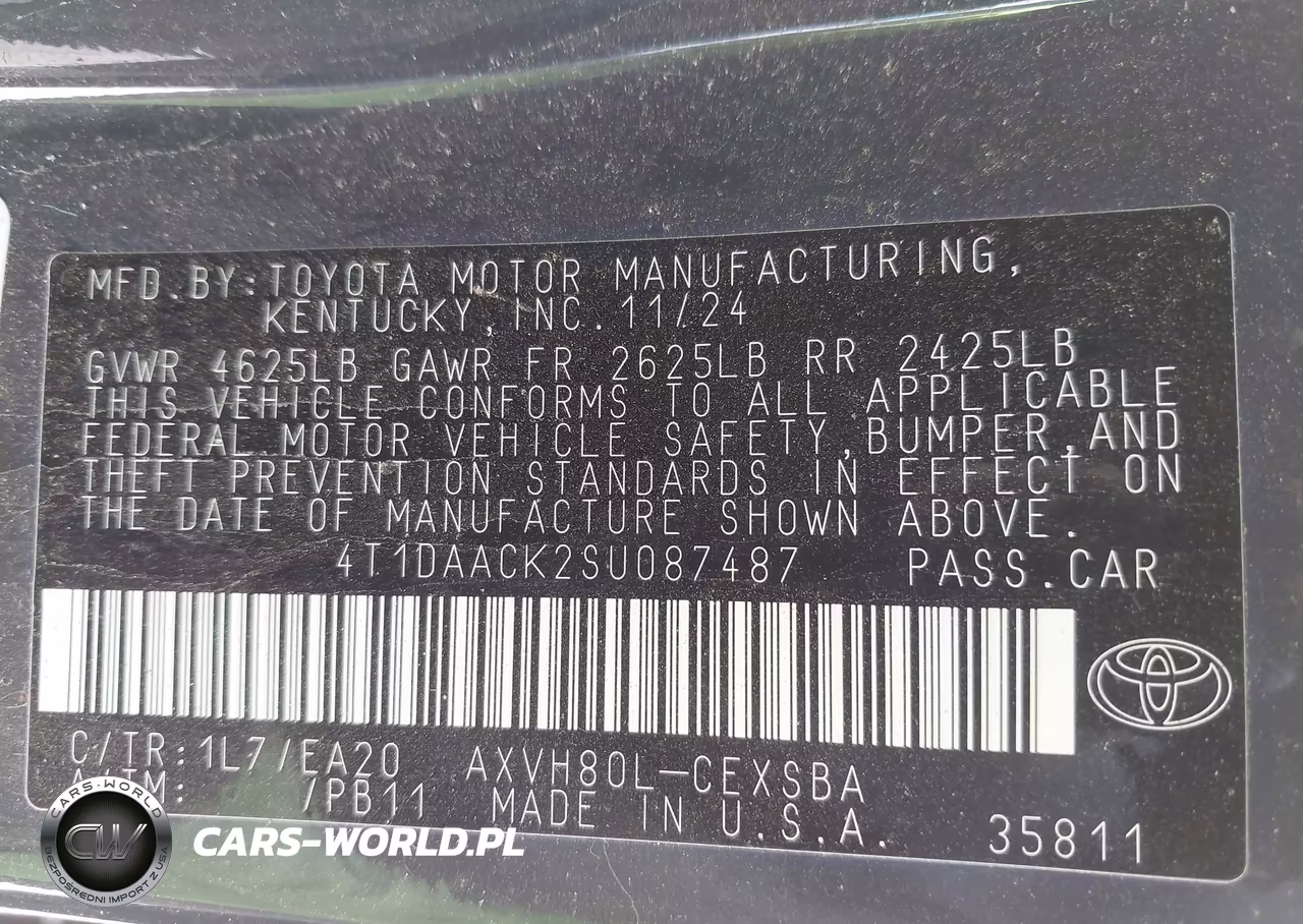 2025 Toyota Camry Se VIN:4T1DAACK2SU087487 - 9