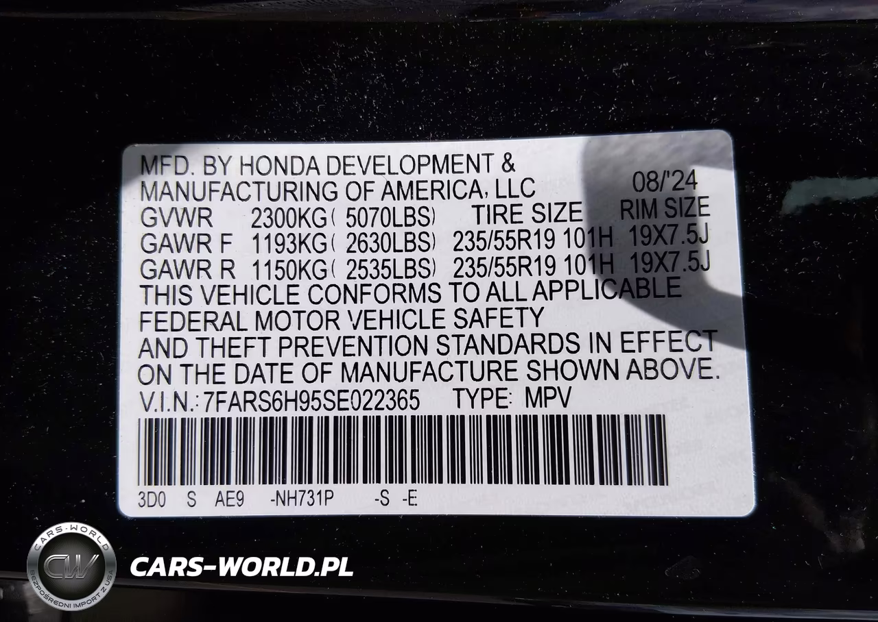 2025 Honda Cr-V Hybrid Sport Touring VIN:7FARS6H95SE022365 - 9