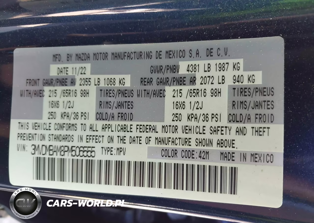 2023 Mazda Cx-30 2.5 S VIN:3MVDMBAM8PM506555 - 9