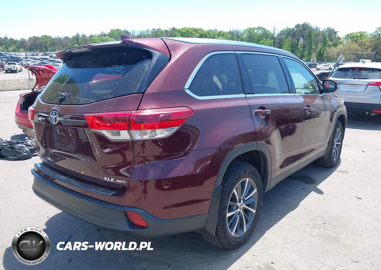 2019 Toyota Highlander Xle VIN:5TDJZRFH5KS745550 - 4