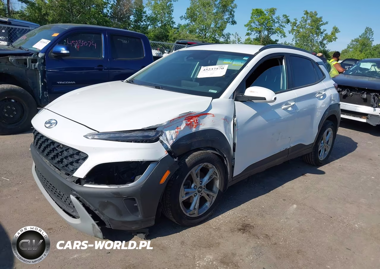 2022 Hyundai Kona Sel VIN:KM8K62AB9NU833956 - 2