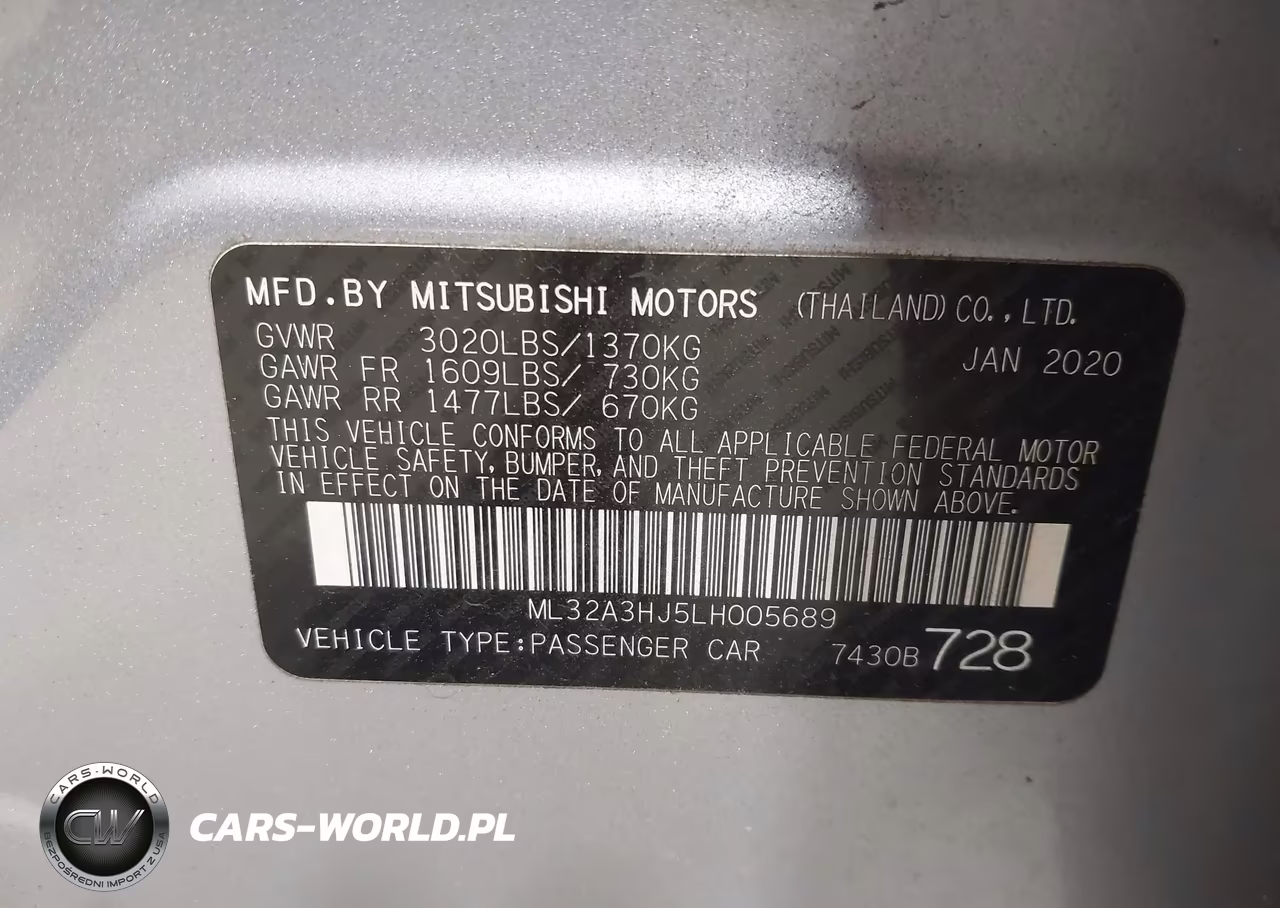 2020 Mitsubishi Mirage Es VIN:ML32A3HJ5LH005689 - 9