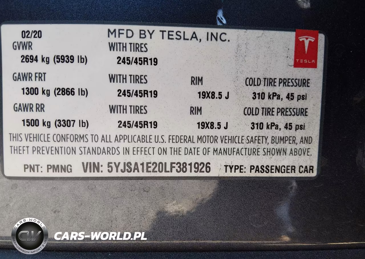 2020 Tesla Model S Long Range Dual Motor All-Wheel Drive-Long Range Plus Dual Motor All-Wheel Drive VIN:5YJSA1E20LF381926 - 9