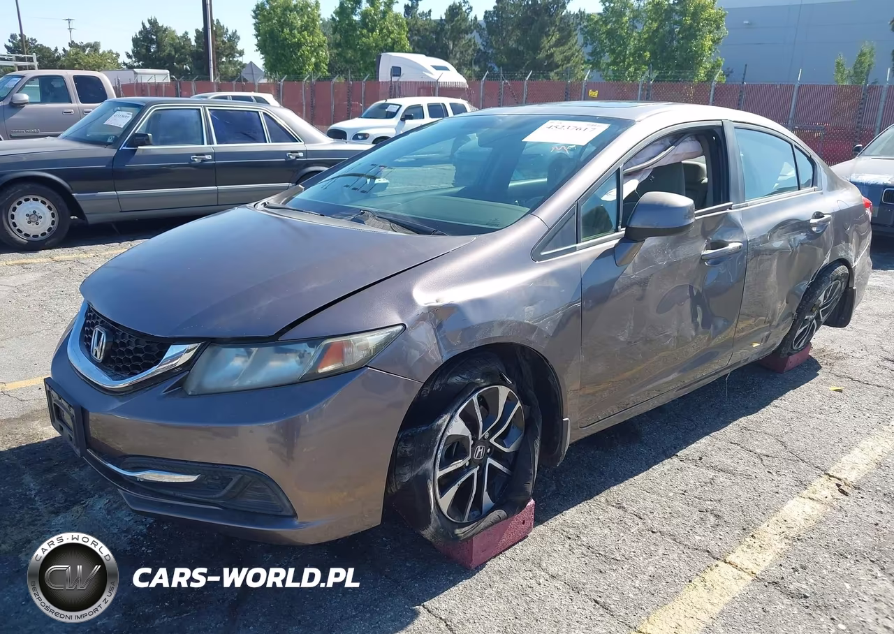 2013 Honda Civic Ex VIN:2HGFB2F86DH529176 - 2
