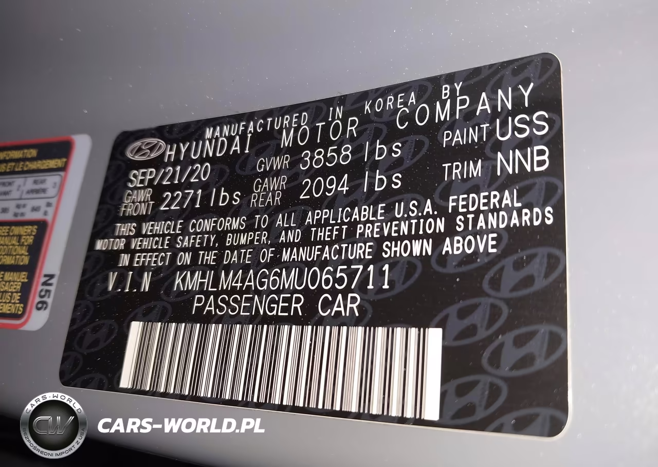2021 Hyundai Elantra Sel VIN:KMHLM4AG6MU065711 - 9