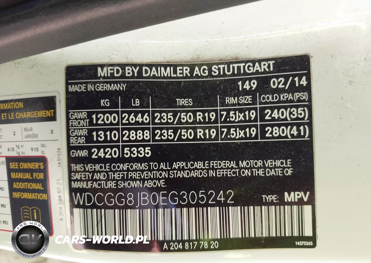 2014 Mercedes-Benz Glk 350 4Matic VIN:WDCGG8JB0EG305242 - 9