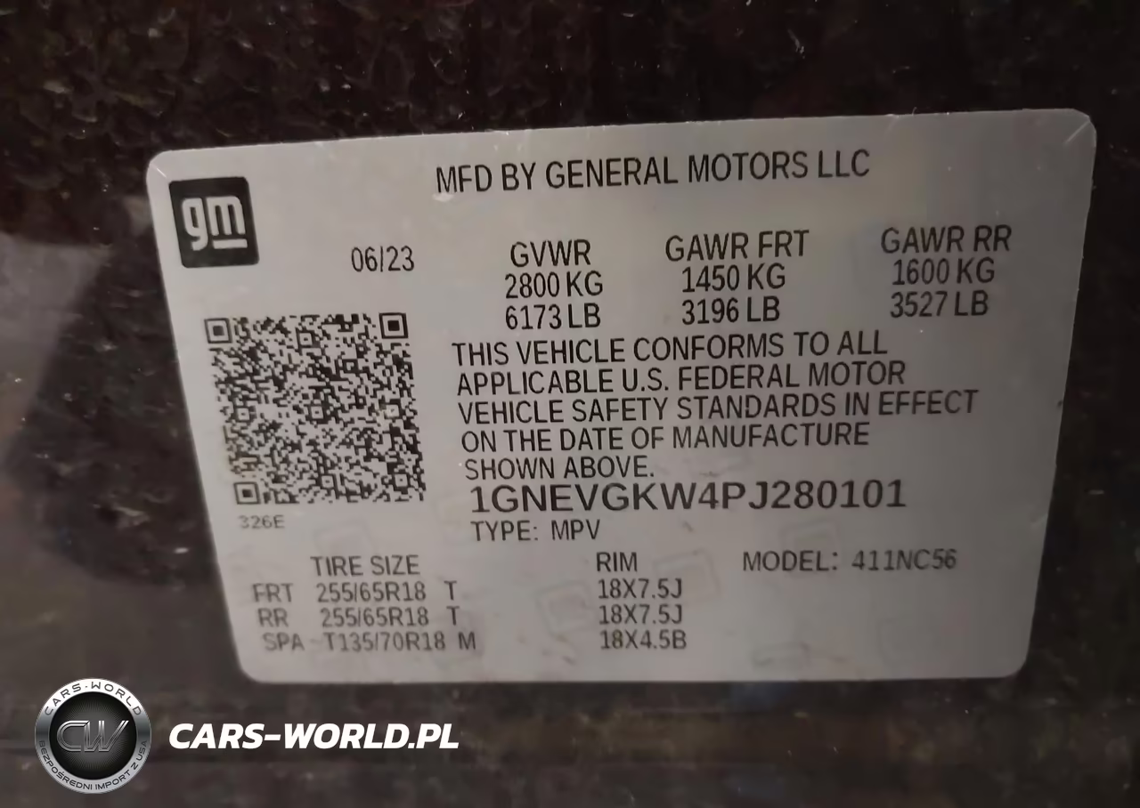 2023 Chevrolet Traverse Awd Lt Cloth VIN:1GNEVGKW4PJ280101 - 9