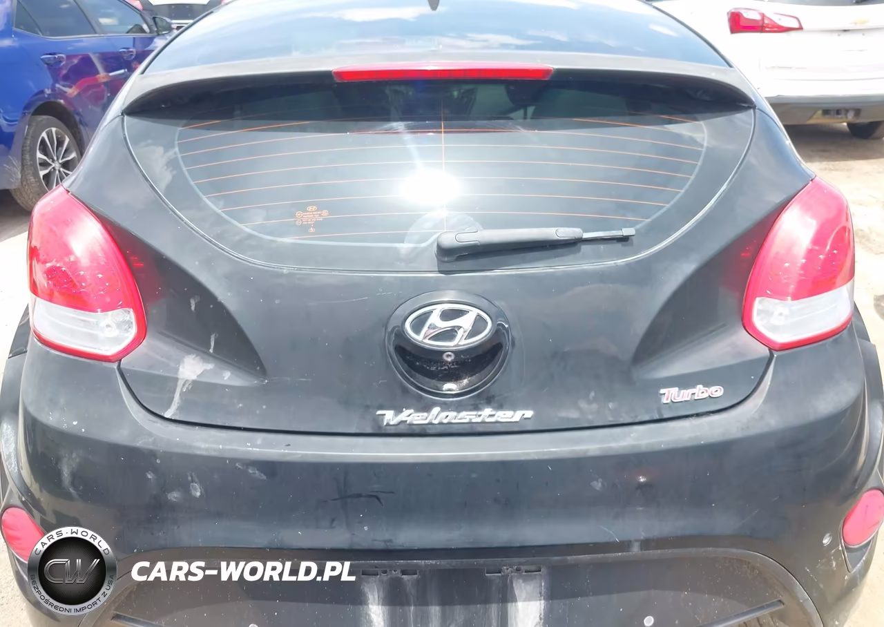 2014 Hyundai Veloster Turbo W-Blue VIN:KMHTC6AE3EU210315 - 16