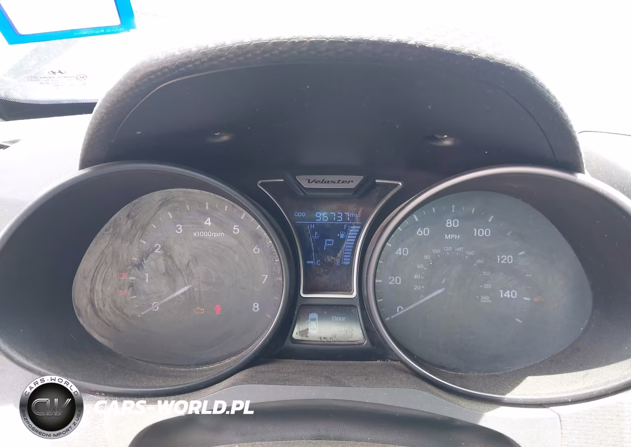 2014 Hyundai Veloster Turbo W-Blue VIN:KMHTC6AE3EU210315 - 7