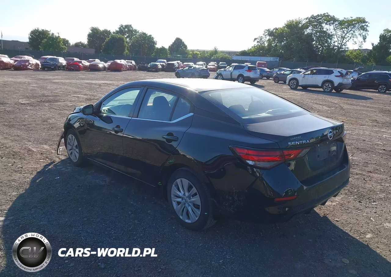 2022 Nissan Sentra S Xtronic Cvt VIN:3N1AB8BV7NY223903 - 3