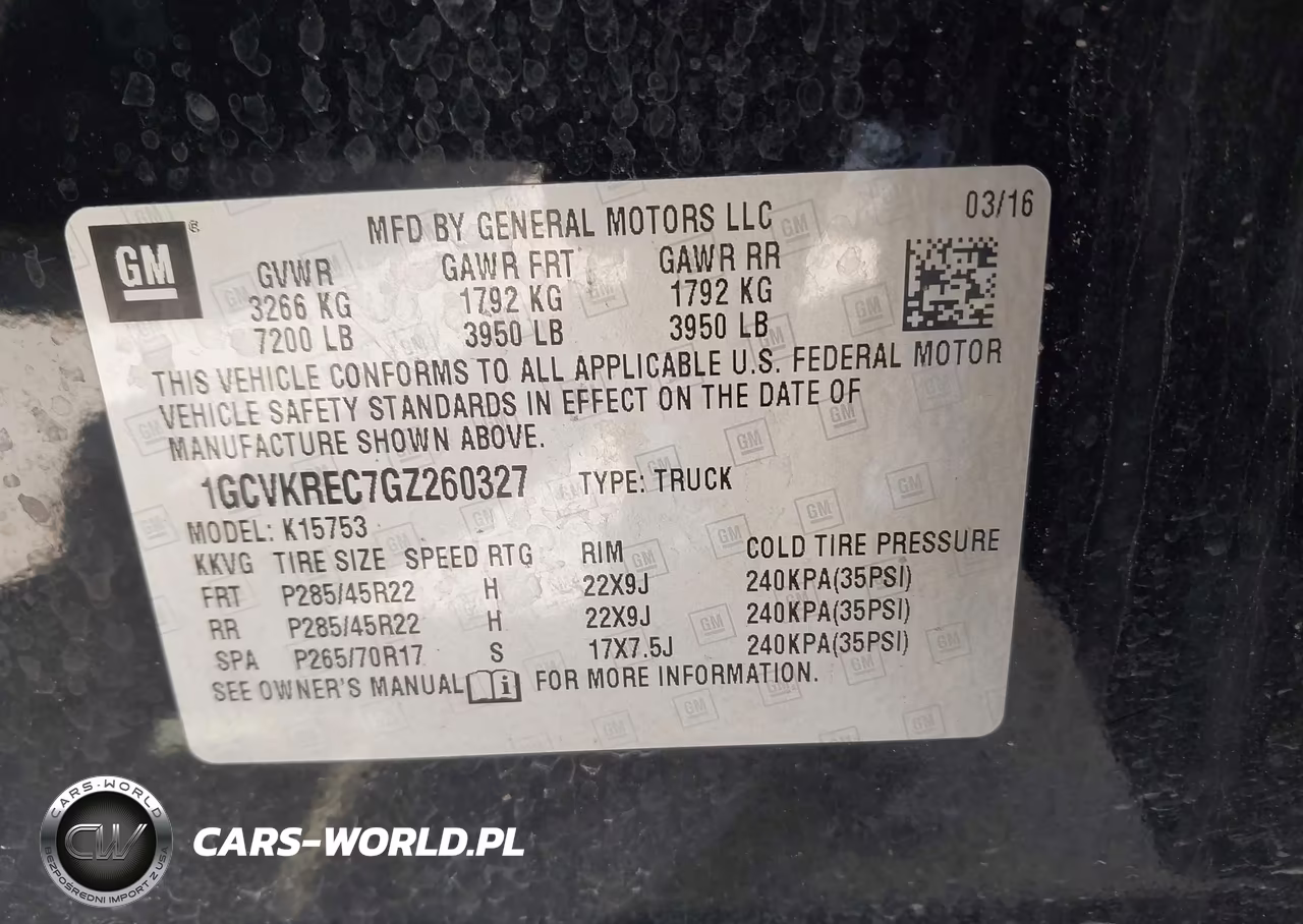2016 Chevrolet Silverado K1500 Lt VIN:1GCVKREC7GZ260327 - 9