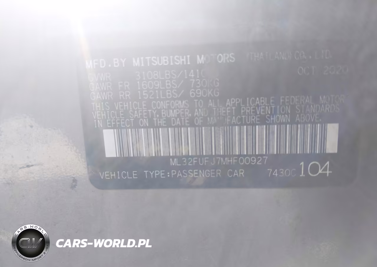 2021 Mitsubishi Mirage G4 Carbonite Edition-Es-Le VIN:ML32FUFJ7MHF00927 - 9