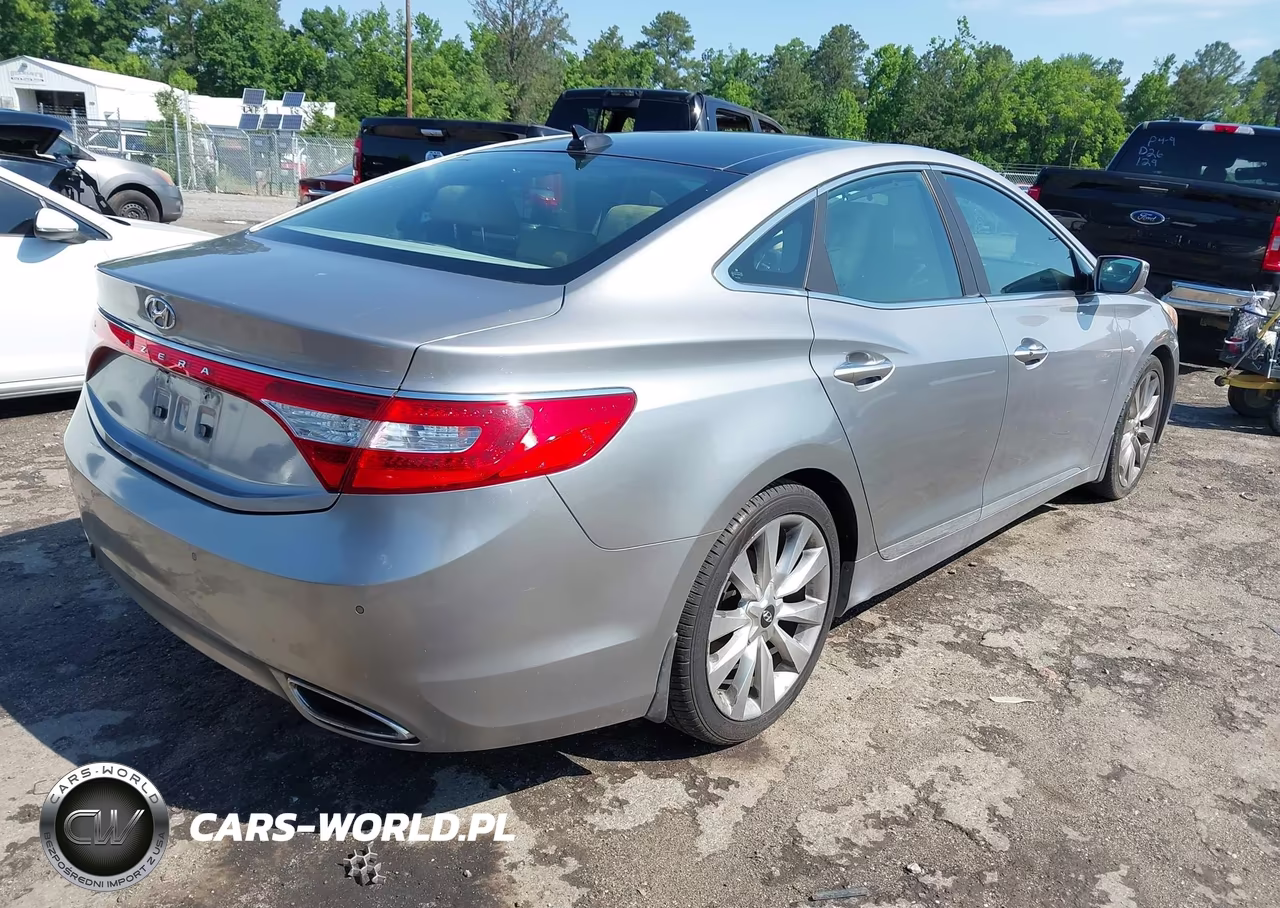 2012 Hyundai Azera VIN:KMHFH4JG1CA167919 - 4