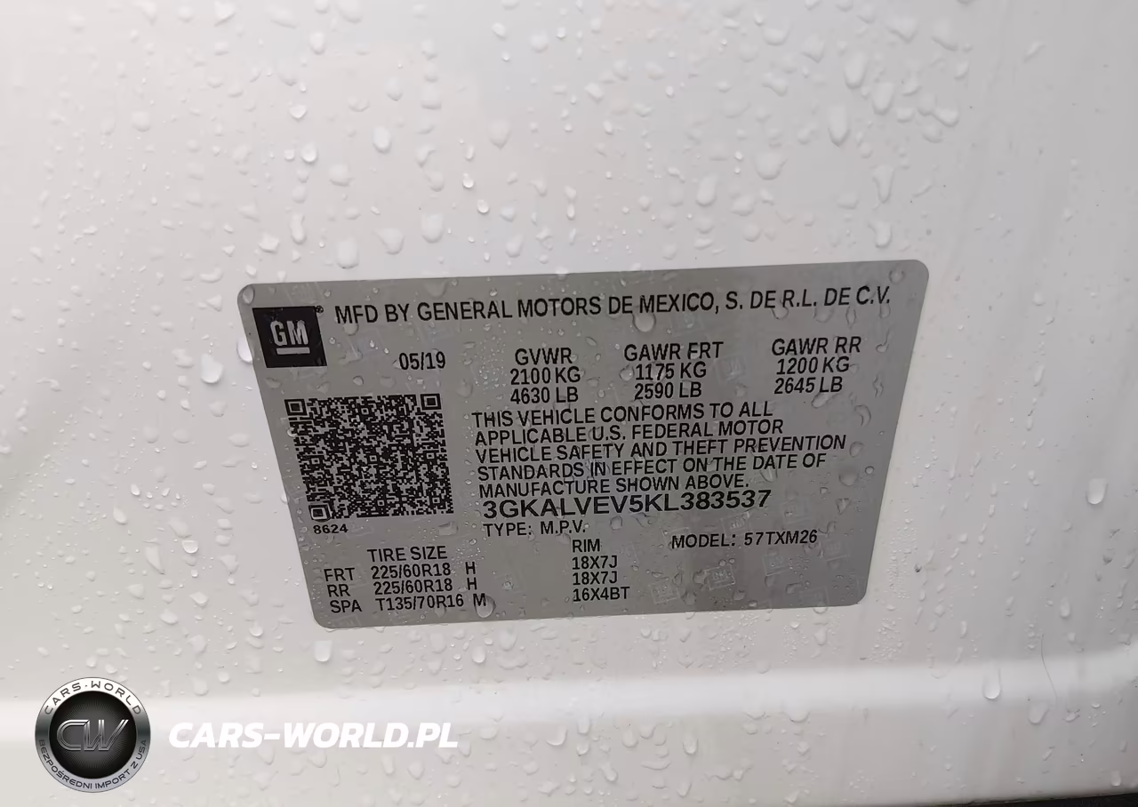 2019 GMC Terrain Slt VIN:3GKALVEV5KL383537 - 9