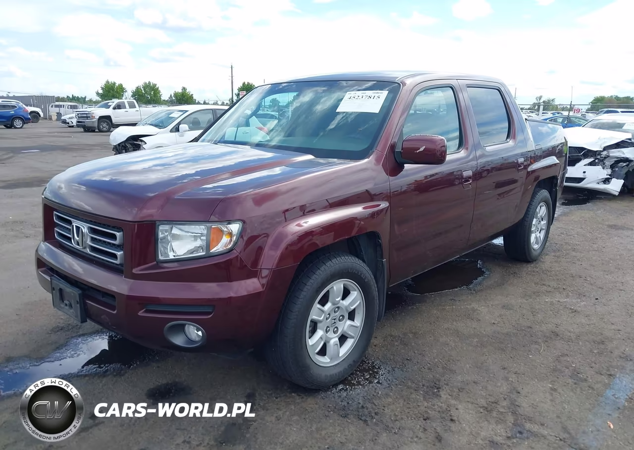 2007 Honda Ridgeline Rts VIN:2HJYK164X7H531396 - 2