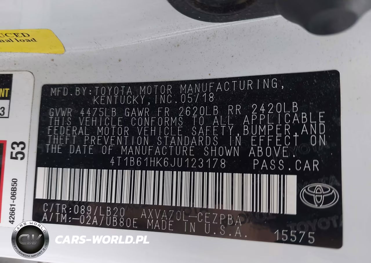 2018 Toyota Camry Xse VIN:4T1B61HK6JU123178 - 9