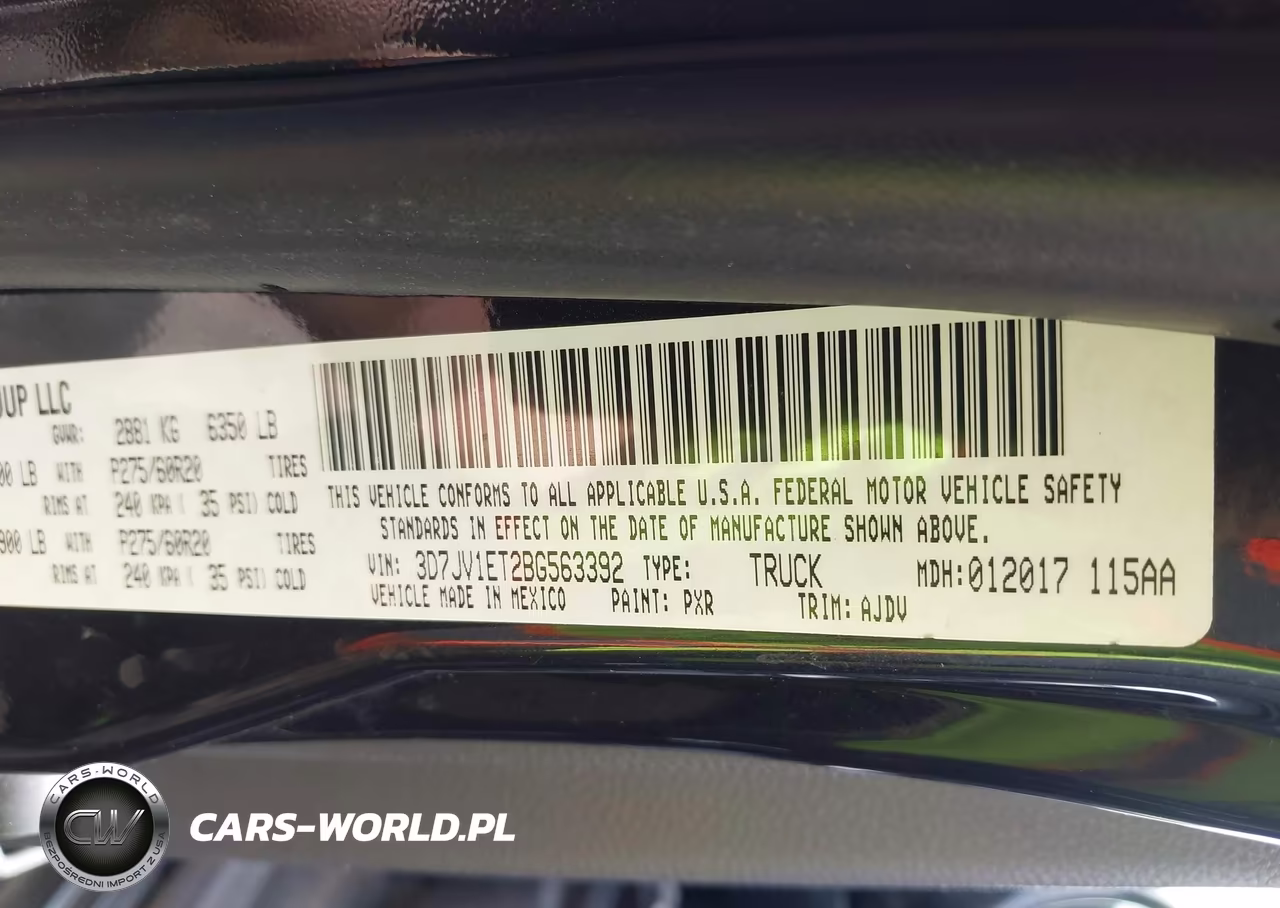2011 Ram Ram 1500 Sport VIN:3D7JV1ET2BG563392 - 9