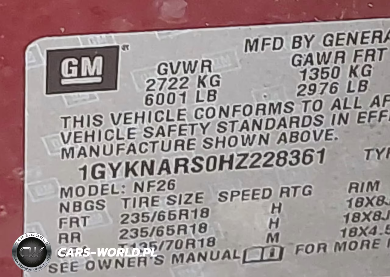 2017 Cadillac Xt5 Standard VIN:1GYKNARS0HZ228361 - 9