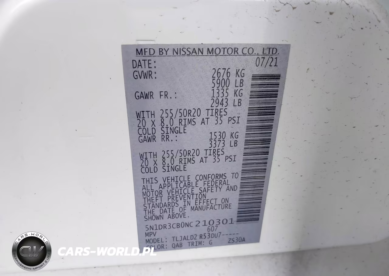 2022 Nissan Pathfinder Sl 2Wd VIN:5N1DR3CB0NC210301 - 9