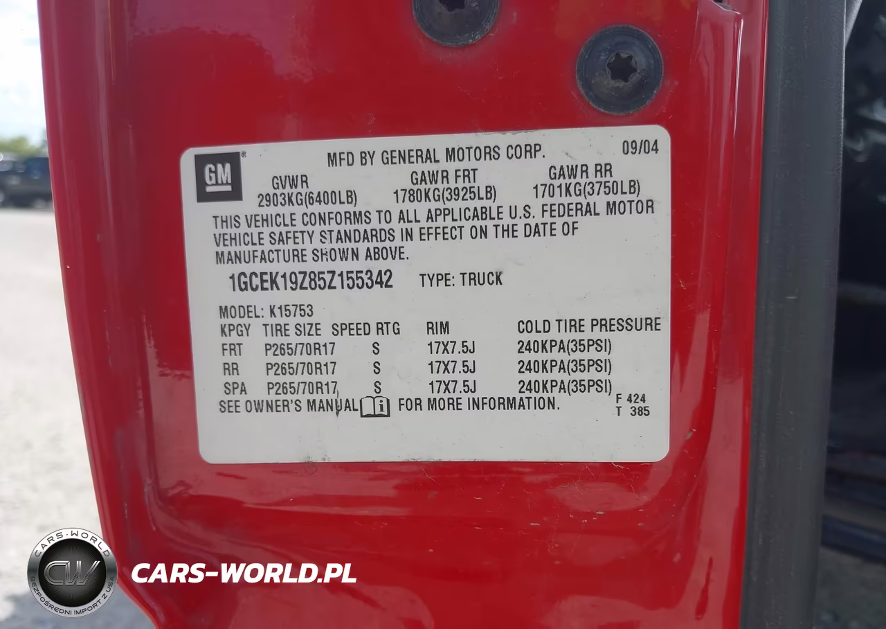 2005 Chevrolet Silverado 1500 Z71 VIN:1GCEK19Z65Z196469 - 9