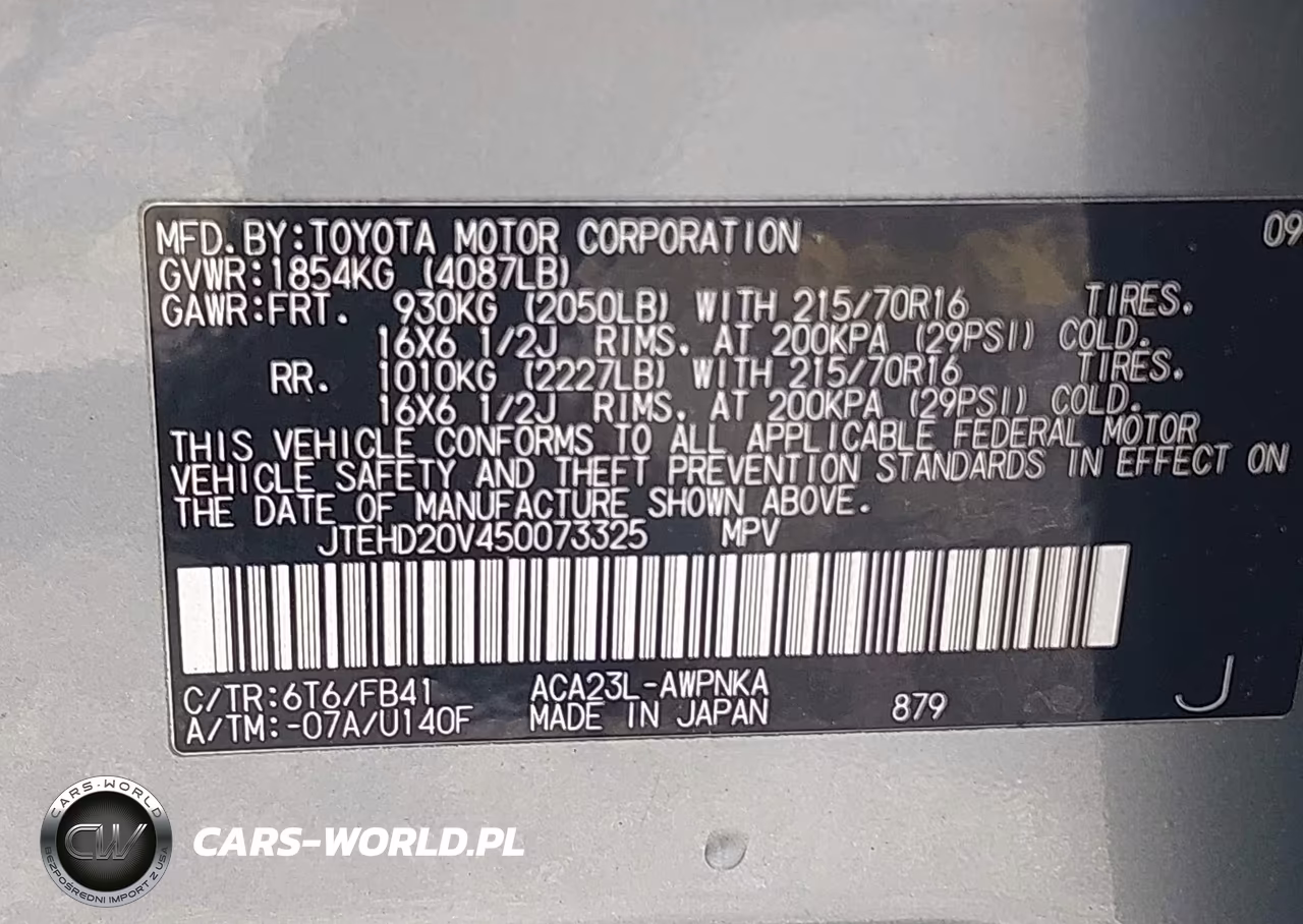 2005 Toyota Rav4 VIN:JTEHD20V450073325 - 9