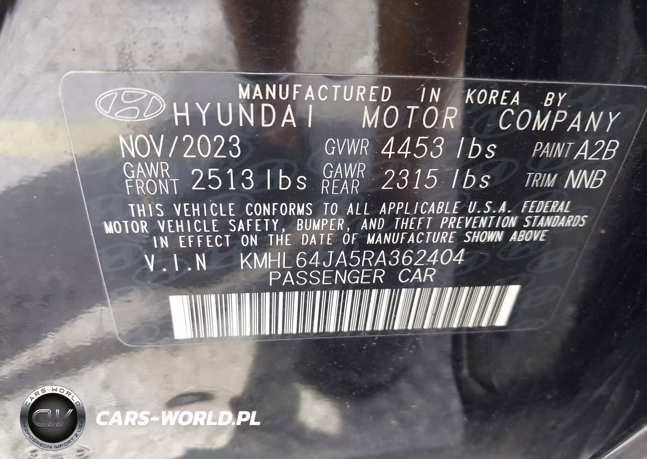 2024 Hyundai Sonata Sel VIN:KMHL64JA5RA362404 - 9