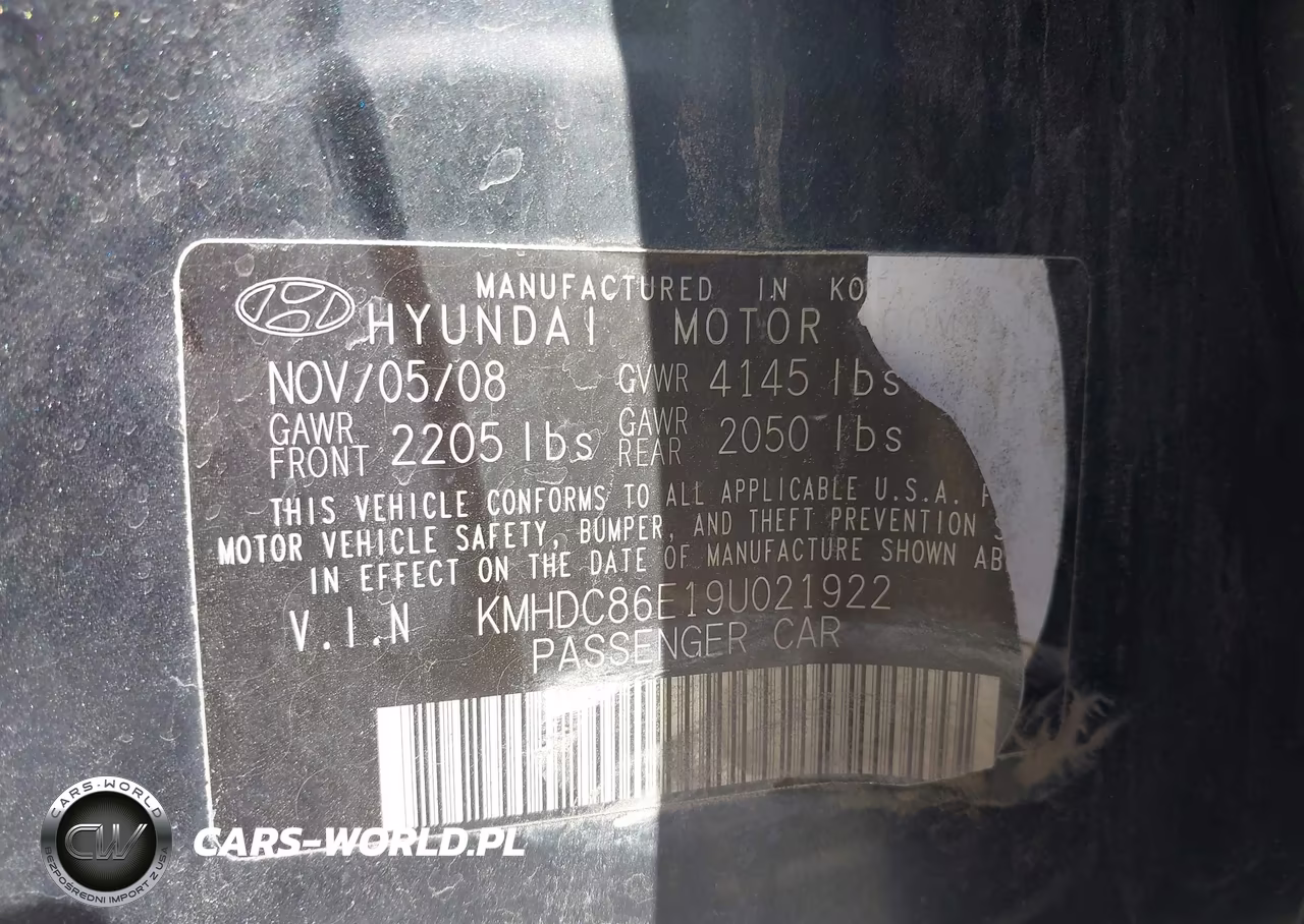 2009 Hyundai Elantra Touring VIN:KMHDC86E19U021922 - 9