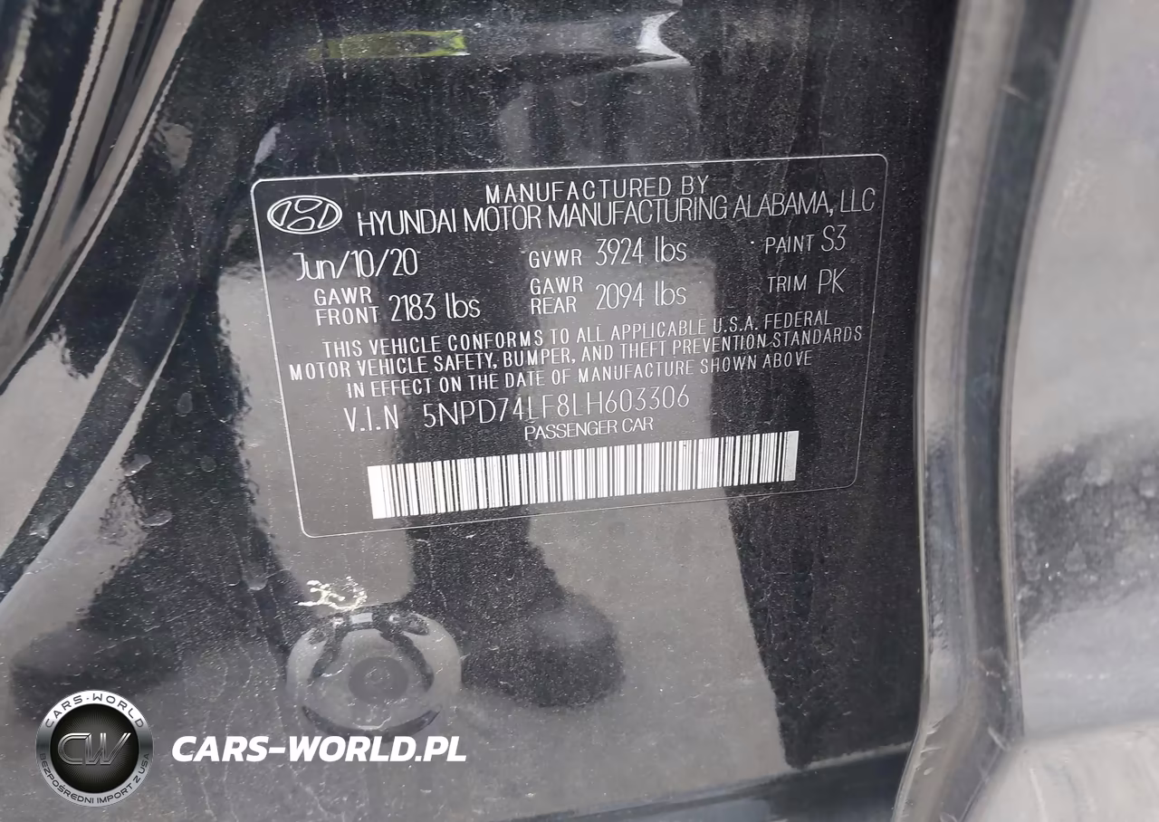 2020 Hyundai Elantra Se VIN:5NPD74LF8LH603306 - 9