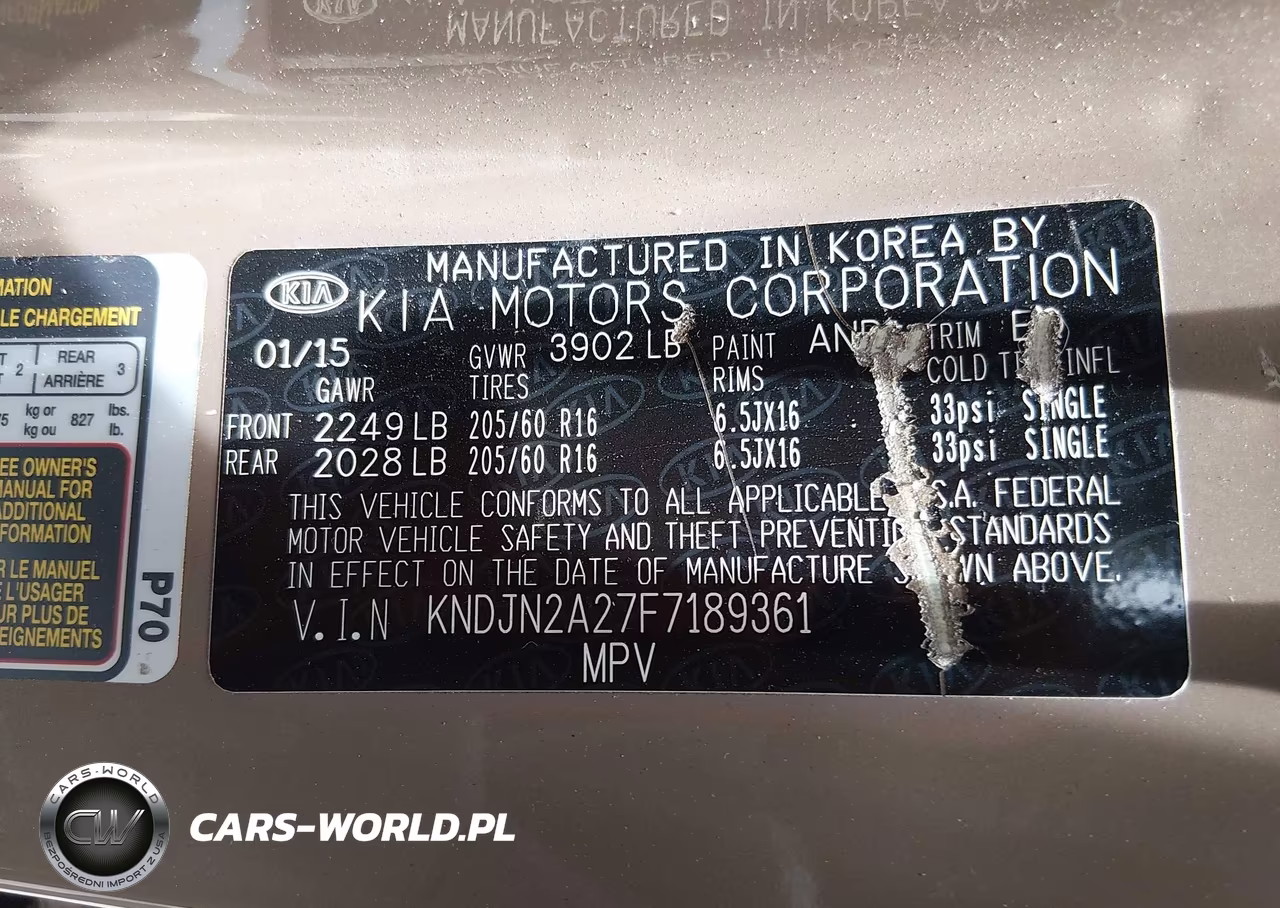 2015 Kia Soul VIN:KNDJN2A27F7189361 - 9
