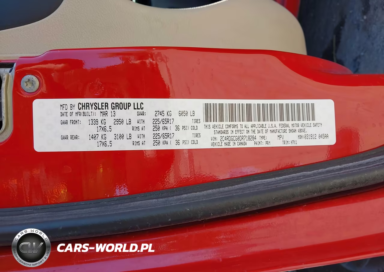 2013 Dodge Grand Caravan Sxt VIN:2C4RDGCG0DR718284 - 9