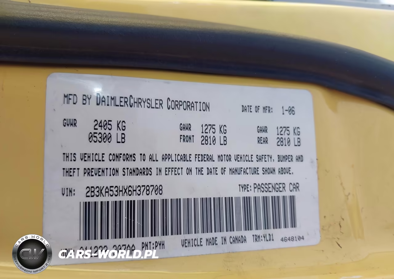 2006 Dodge Charger Rt VIN:2B3KA53HX6H378708 - 9