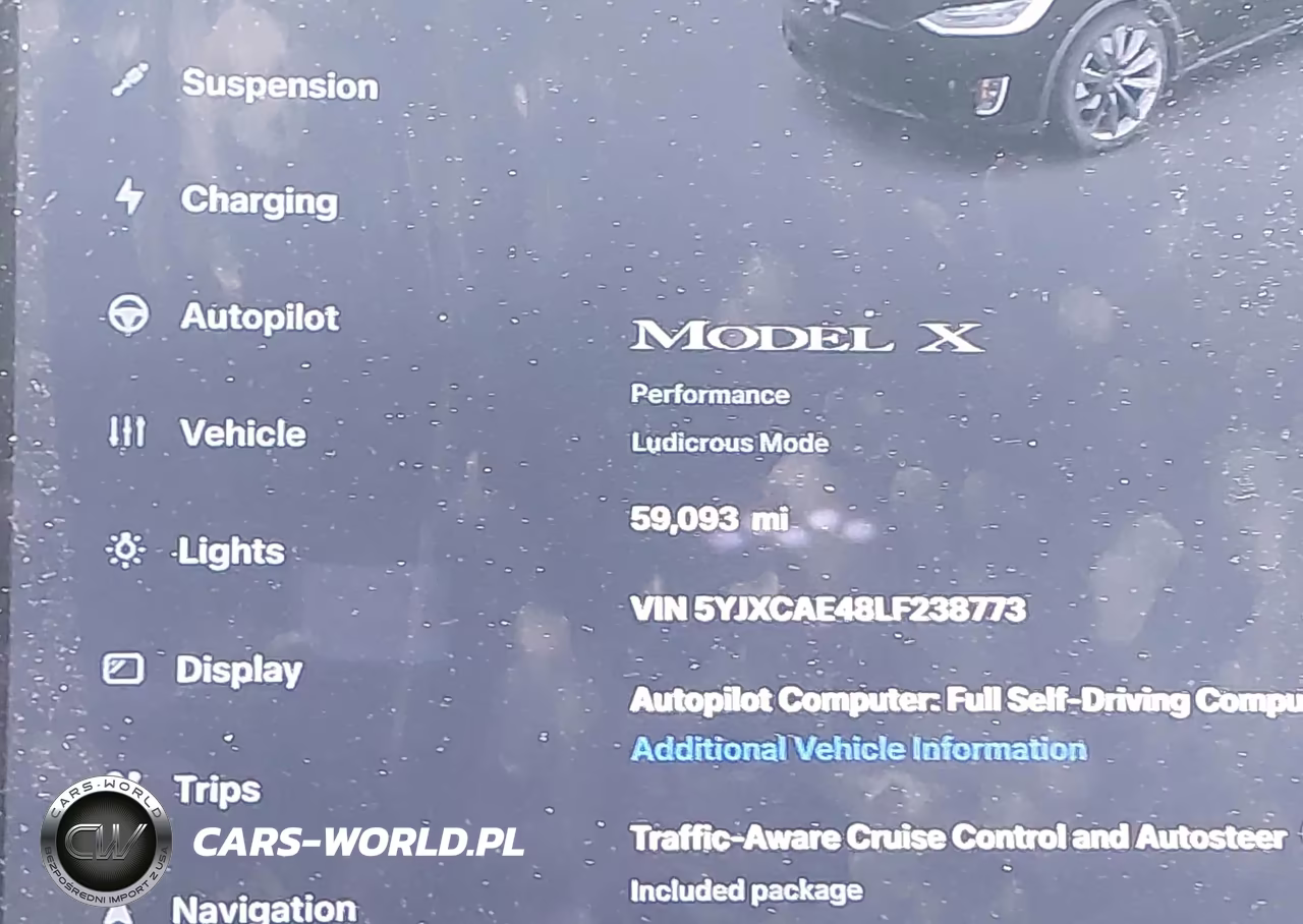 2020 Tesla Model X Performance Dual Motor All-Wheel Drive VIN:5YJXCAE48LF238773 - 14