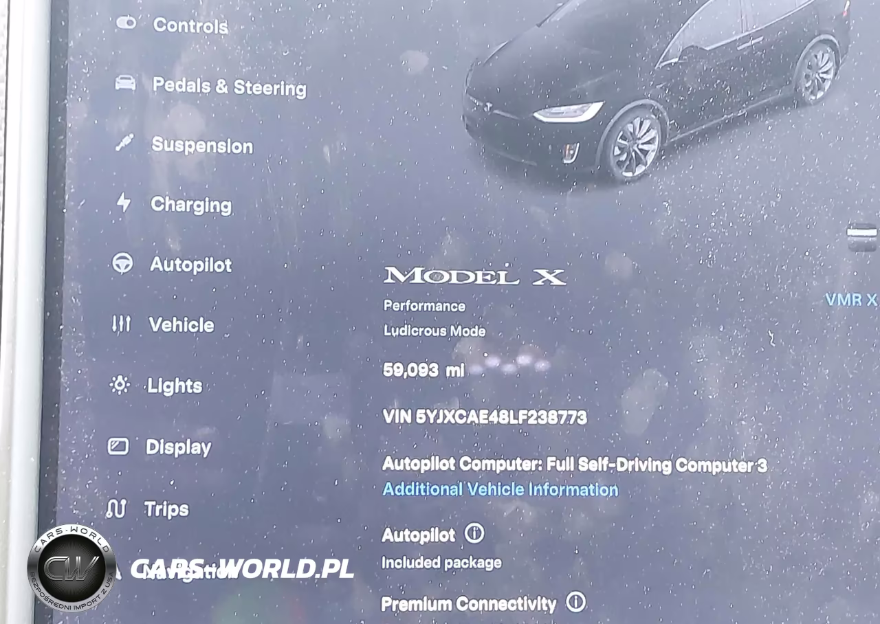 2020 Tesla Model X Performance Dual Motor All-Wheel Drive VIN:5YJXCAE48LF238773 - 7