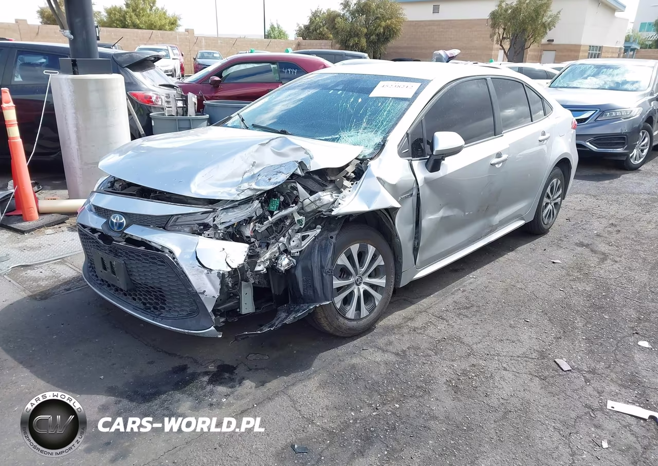 2021 Toyota Corolla Hybrid Le VIN:JTDEAMDE2MJ035493 - 2