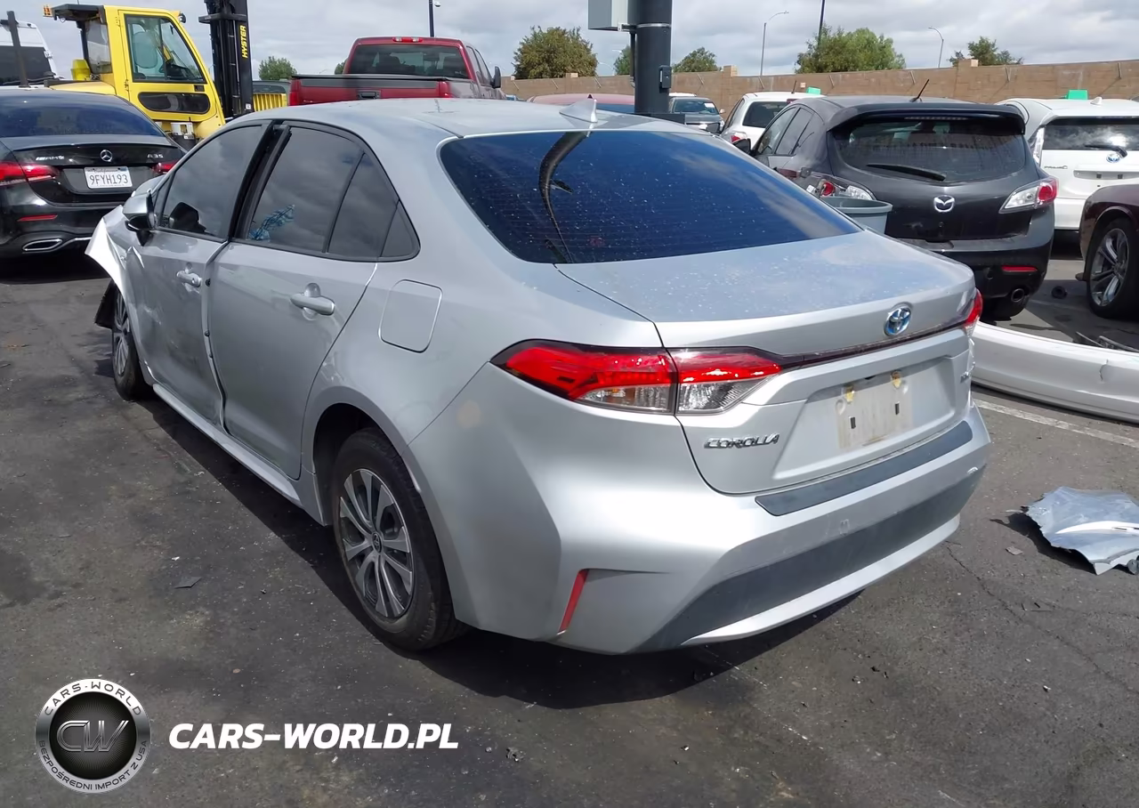 2021 Toyota Corolla Hybrid Le VIN:JTDEAMDE2MJ035493 - 3