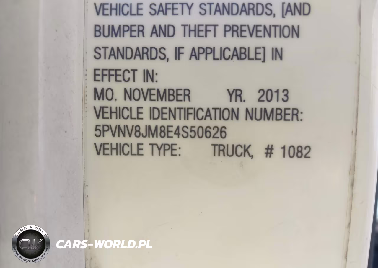 2014 Hino Hino 338 VIN:5PVNV8JM8E4S50626 - 8