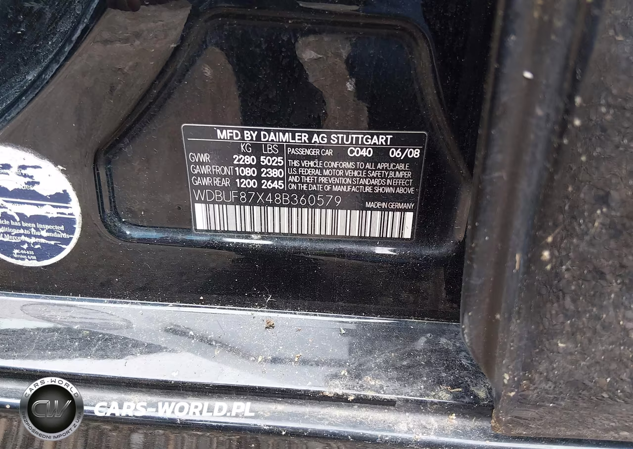 2008 Mercedes-Benz E 350 4Matic VIN:WDBUF87X48B360579 - 9