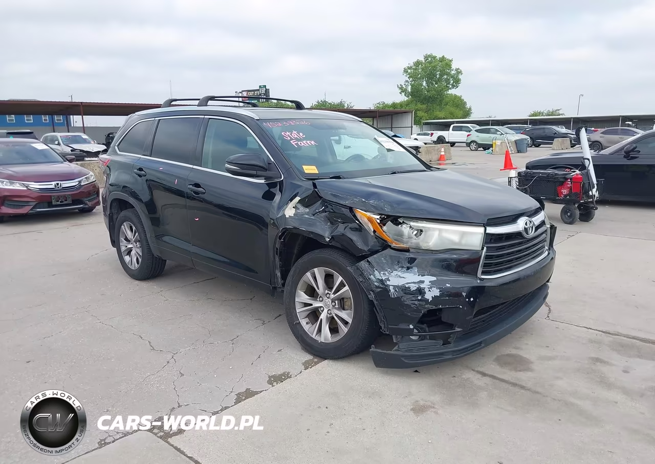 2015 Toyota Highlander Xle V6 – zdjęcie 1 z 19