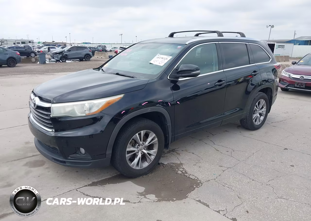 2015 Toyota Highlander Xle V6 VIN:5TDKKRFH9FS087214 - 2